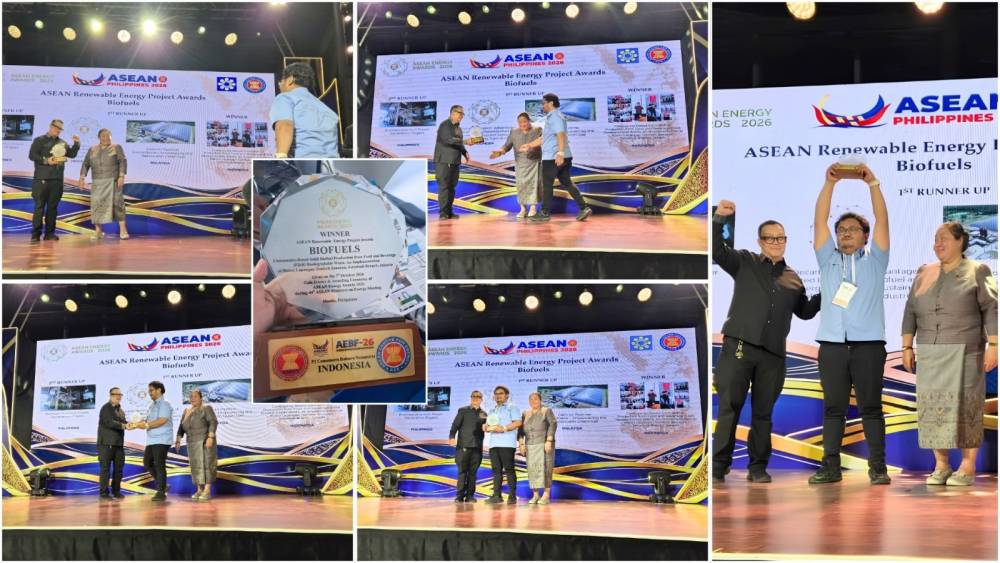 Comestoarra Wins First Prize at ASEAN Renewable Energy Awards 2026 for TOSS and DHYRECS Project at BLTS